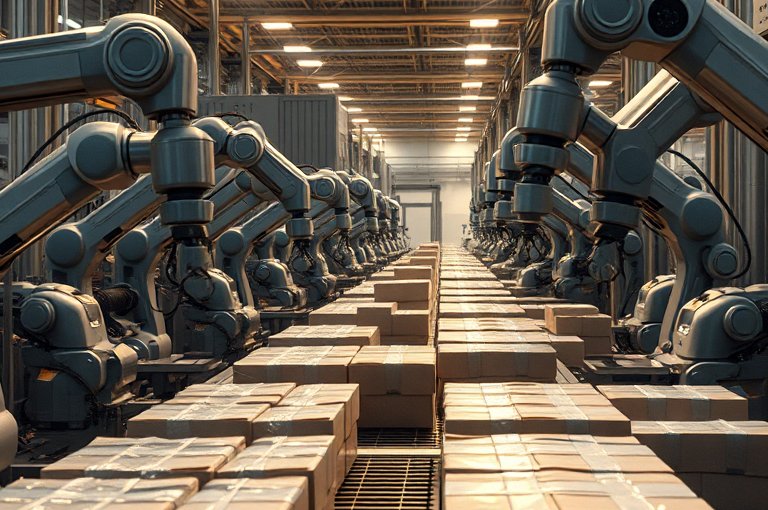 五加侖桶裝水全自動碼垛機